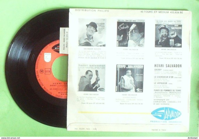 Salvador Henri 45T EP Le voyageur (languette)