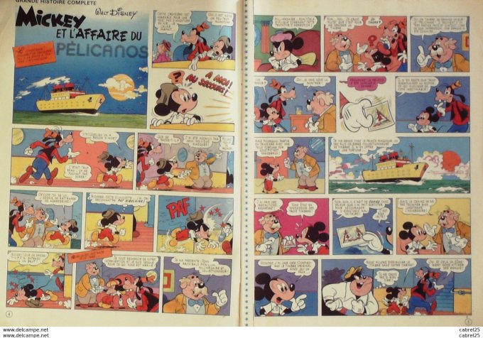 Journal de Mickey n°1634 GROTTES LASCAUX 1983