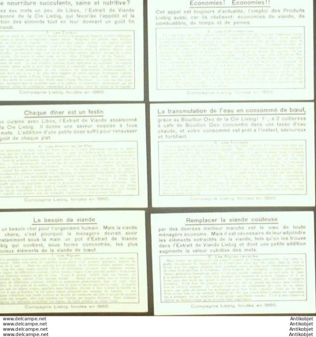 Chromo Liebig Sang 1345 Paysages sous-marins (1936)