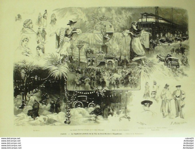 Le Monde illustré 1879 n°1186 Montmelian (73) Forteresse Paris Froid Braseros Marché St Martin