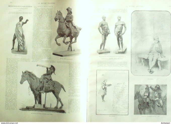 Le Monde illustré 1893 n°1881 Venise Giudecca Meissonier Poissy (78) Bordeaux (33) Chicago