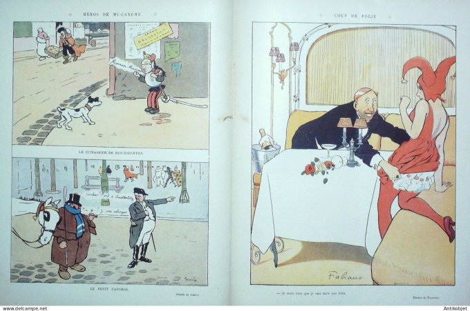 Le Rire 1912-03-16 # 476 Journal humoristique Ed.Originale Amoureux desoles