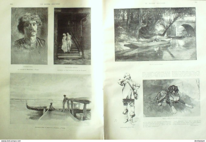 Le Monde illustré 1893 n°1881 Venise Giudecca Meissonier Poissy (78) Bordeaux (33) Chicago