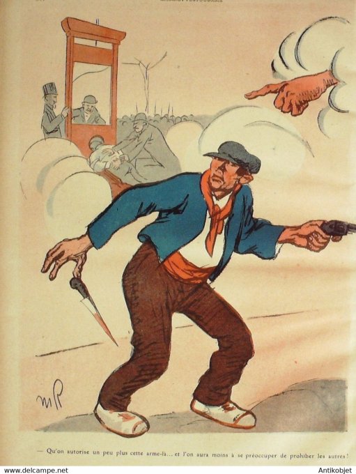 L'Assiette au beurre 1910 n°502 Les Armes prohibées Radiguet Maurice