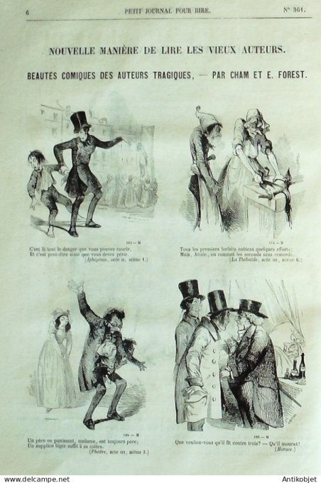 Petit journal pour Rire 1862 # 361 Les Bals de l'Opera Valentin & Talin