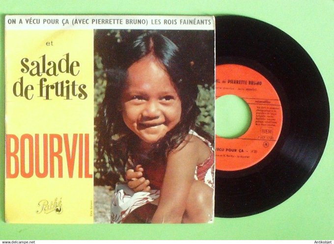 Bourvil 45T EP Salade de fruits 1959