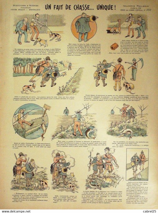 Un Fait  de Chasse...Unique (Pellerin d'epinal) Legrand