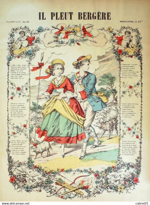 Il Pleut Bergere (Complainte) (Pellerin d'epinal)