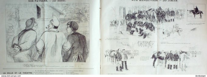 Le Journal Amusant 1889 # 1723 Le congres de ces dames par Henriot