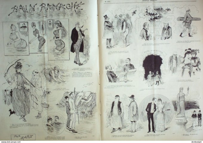 Le Journal Amusant 1889 # 1723 Le congres de ces dames par Henriot