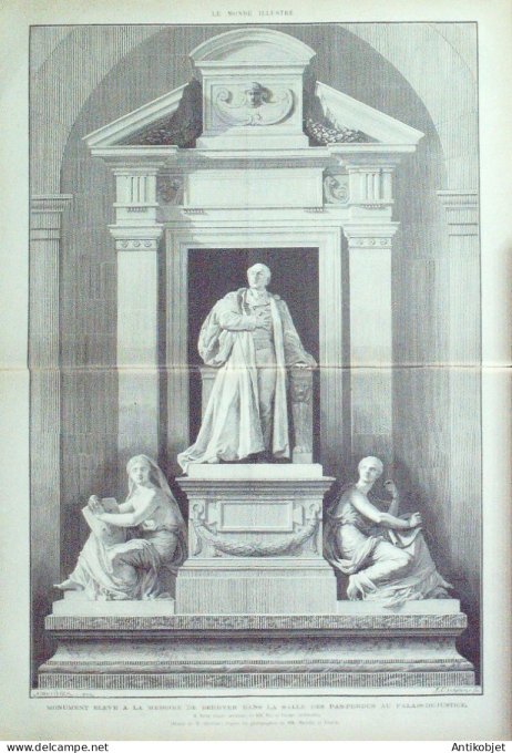 Le Monde illustré 1879 n°1138 Espagne Guardia Saladero Italie Rome Oliva Moncasi