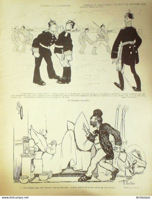 Le Rire 1912-09- 7 # 501 Journal humoristique Ed.Originale Pochard Machiavelique