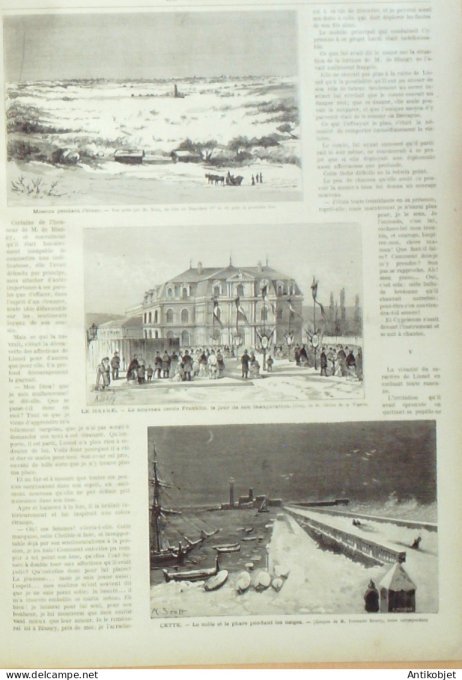 Le Monde illustré 1876 n° 980 Puits Jabin St-Etienne (42) île de la Réunion Salazie Espagne Cacérès