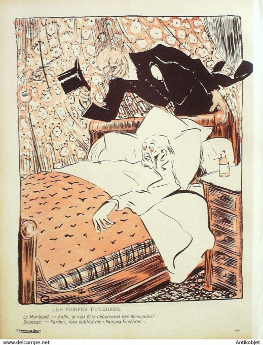 L'Assiette au beurre 1904 n°149 À bas les monopoles, par Grandjouan
