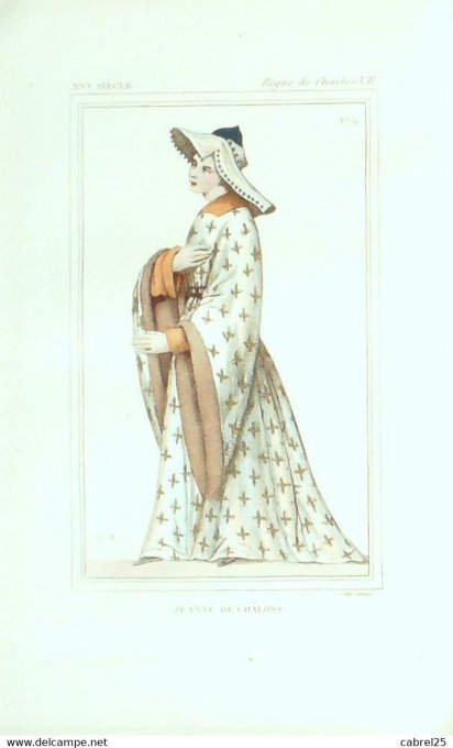 De Chalons Jeanne Charles Vii 15ème 1852