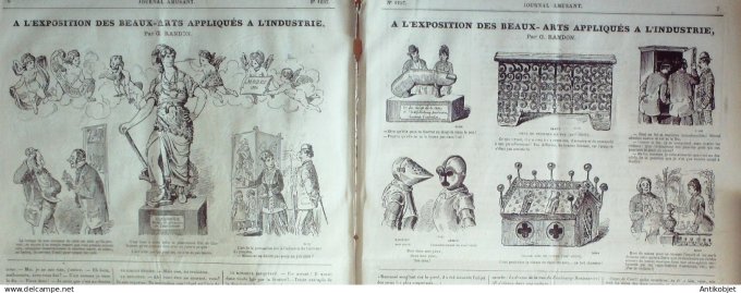 Le Journal Amusant 1880 # 1257 Le public des premieres par Mars