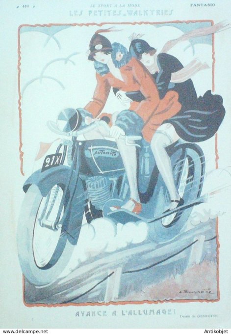 Fantasio 434 1925 Vertes Wegener Bonnotte Vidal Schneider Studdy Redon