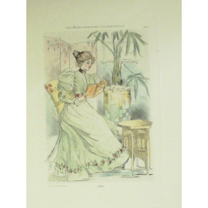 Mode Féminine époque 1881 (H.Boutet)