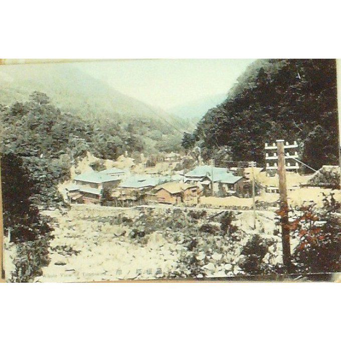 Cpa Japon Tonosawa Panorama 1920