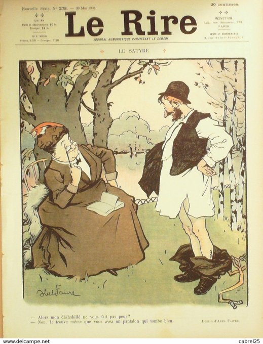 Le Rire 1908 n°278 Faivre Cardona Markous Burret Bac Ostoya Guillaume O'Galop Métivet