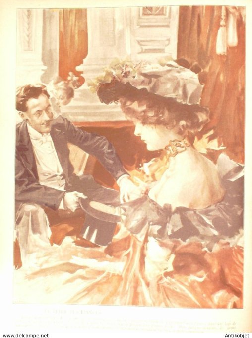 L'Assiette au beurre 1903 # 103 Le flirt Dedina