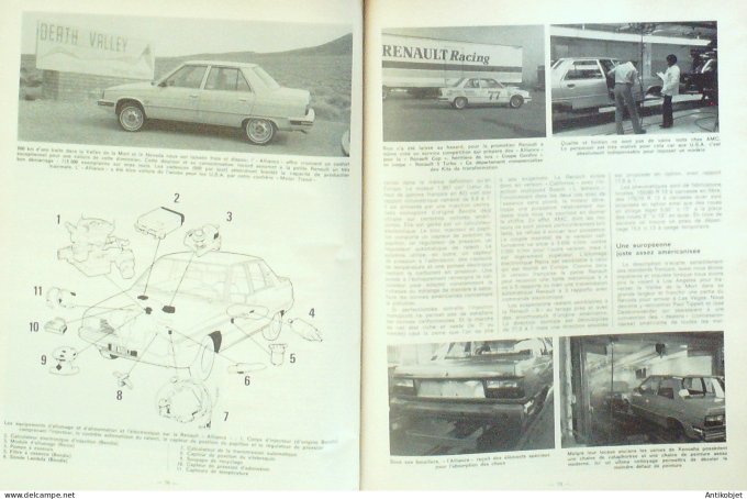 Revue Tech. Automobile 1983 n°436 Peugeot 305 Ford Taunus opel Ascona