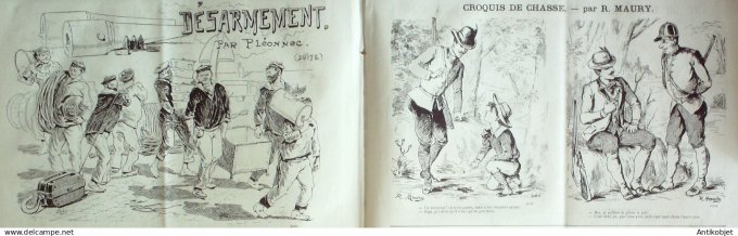 Le Journal Amusant 1885 # 1520 Le desarmement par Leonnec