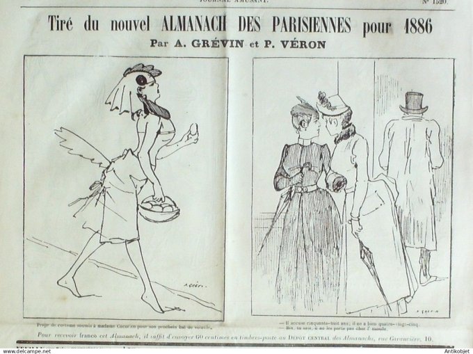 Le Journal Amusant 1885 # 1520 Le desarmement par Leonnec