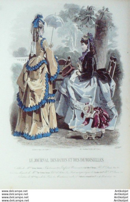 Journal des Dames Demoiselles 1871 # 1038 (Maison Simon)