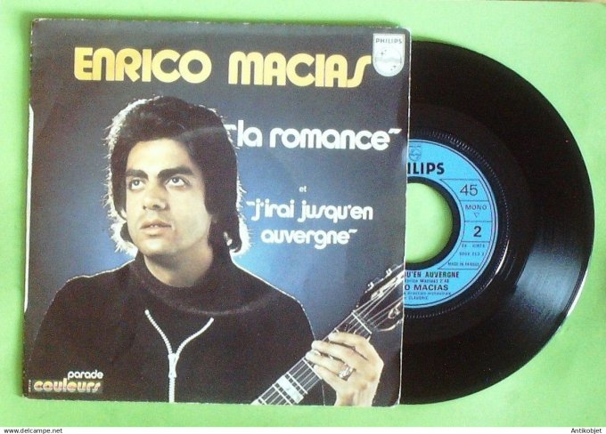Macias Enrico 45T SP La romance 1972