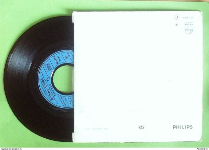 Macias Enrico 45T SP La romance 1972