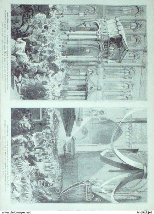 Le Monde illustré 1879 n°1154  Amsterdam souverains ST-Pétersbourg Vienne noces d'argent calvalcade