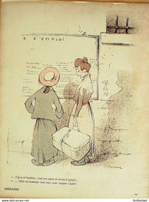 L'Assiette au beurre 1906 n°272 Les Arpètes Poulbot