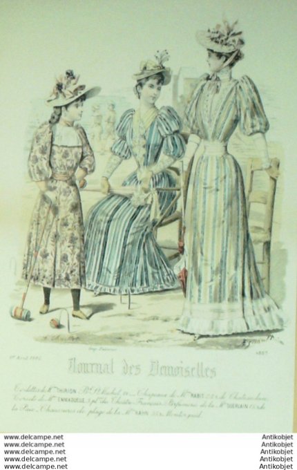 Journal de Demoiselles 1892 # 4897 (Maison Thirion)