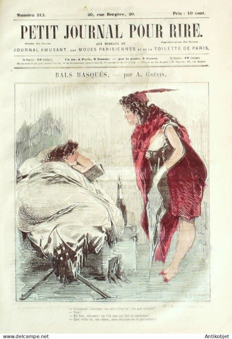 Petit journal pour Rire 1864 # 513 Joliface Richard