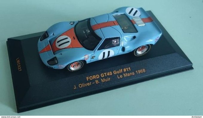 Ford GT40 Gulf # 11 Le Mans 1968 IXO 1/43