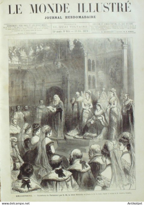 Le Monde illustré 1876 n° 984 Bordeaux (33) puits Jabin St-Etienne (42) Félix Voisin Maurentie