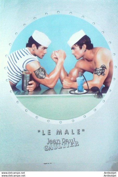 Publicite Cosmetique Jean-Paul Gauthier Le Male 1988