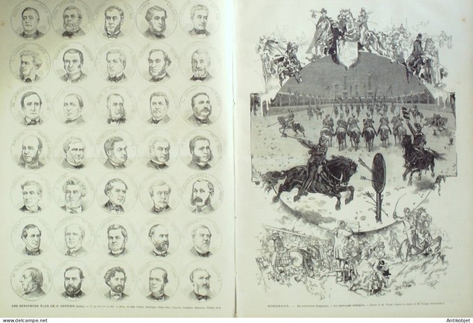 Le Monde illustré 1876 n° 984 Bordeaux (33) puits Jabin St-Etienne (42) Félix Voisin Maurentie
