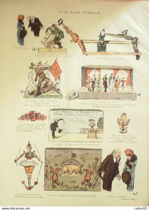 Le Rire 1921 n°100 Roubille Arnac Le Petit Mirande Roussau Nob Radiguet Quint