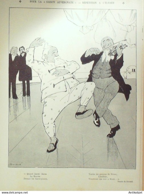 Le Rire 1910-07- 9 # 388 Journal humoristique Ed.Originale Saison Auvergnate