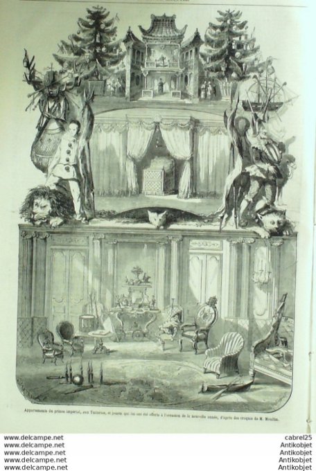 Le Monde illustré 1860 n°145 Cochinchinerien Chan Presses Monetaires Gibraltar