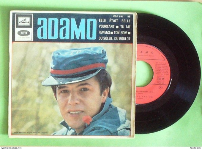 Adamo Salvatore 45T EP Du soleil du boulot 1966