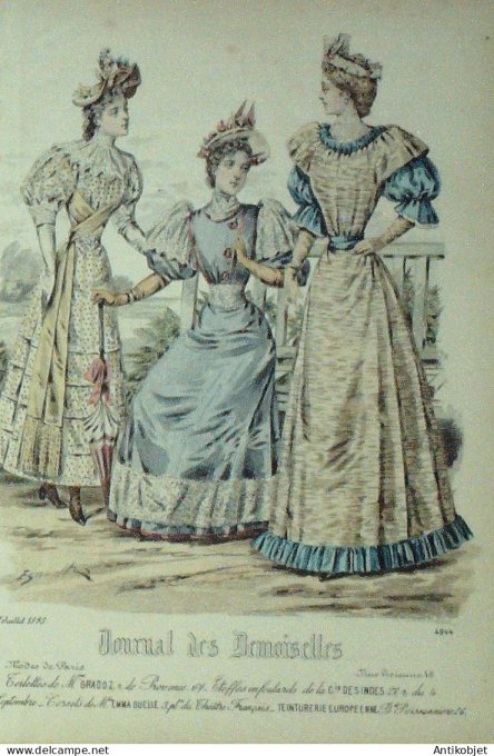Journal de Demoiselles 1893 # 4944 (Maison Gradoz)