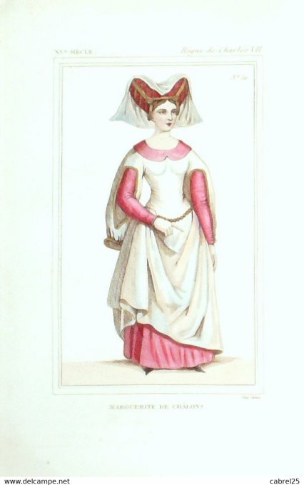 De Chalons Marguerite Charles Vii 15ème 1852