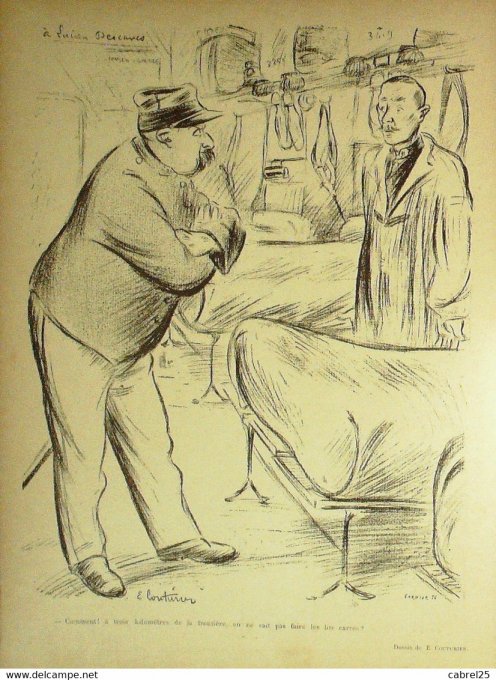 Le Rire 1896 n°109 Léandre Tilly Couturier Rabier Huard Pille Forst
