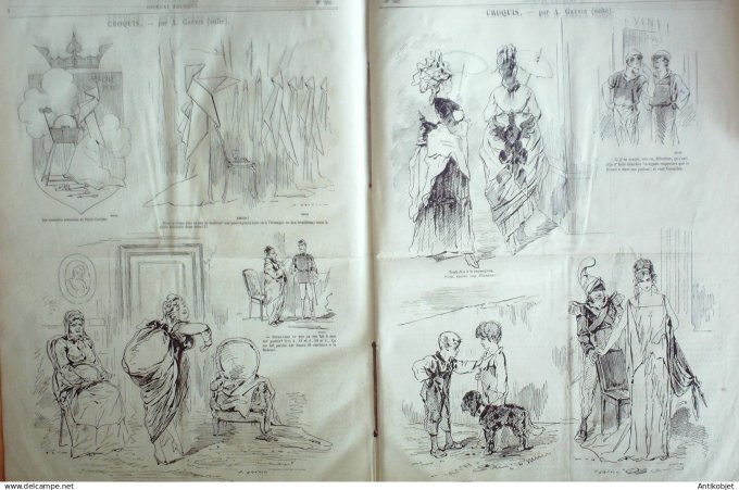 Le Journal Amusant 1870 #  763 La campagne de prusse par Randon