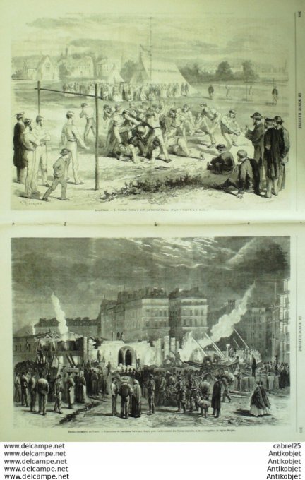 Le Monde illustré 1867 n°557 Halles Aux Draps Viet Nam Cho Leu Saigon Bayonne (64)