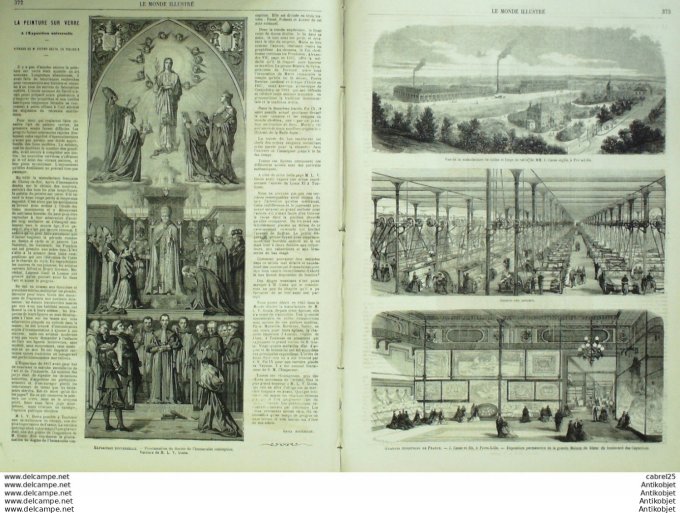 Le Monde illustré 1867 n°557 Halles Aux Draps Viet Nam Cho Leu Saigon Bayonne (64)
