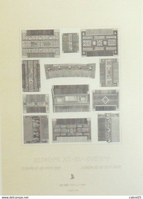 Objet Peignes buis ivoire